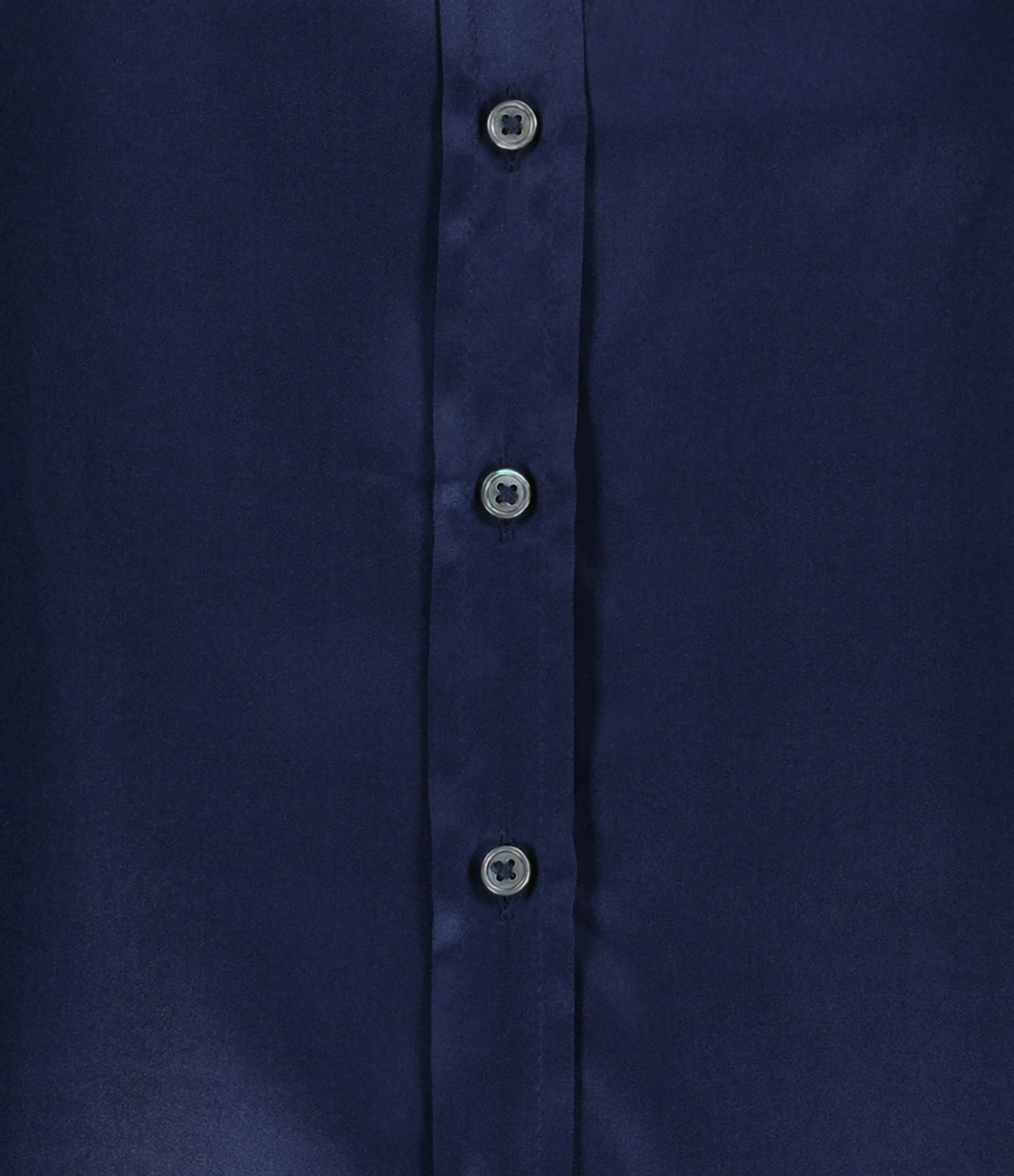 HANA SAN Chemise Nisha Soie Bleu Nuit – Image 2