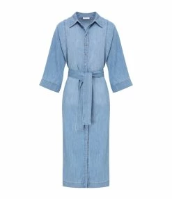 HANA SAN Robe Maeva Coton Denim