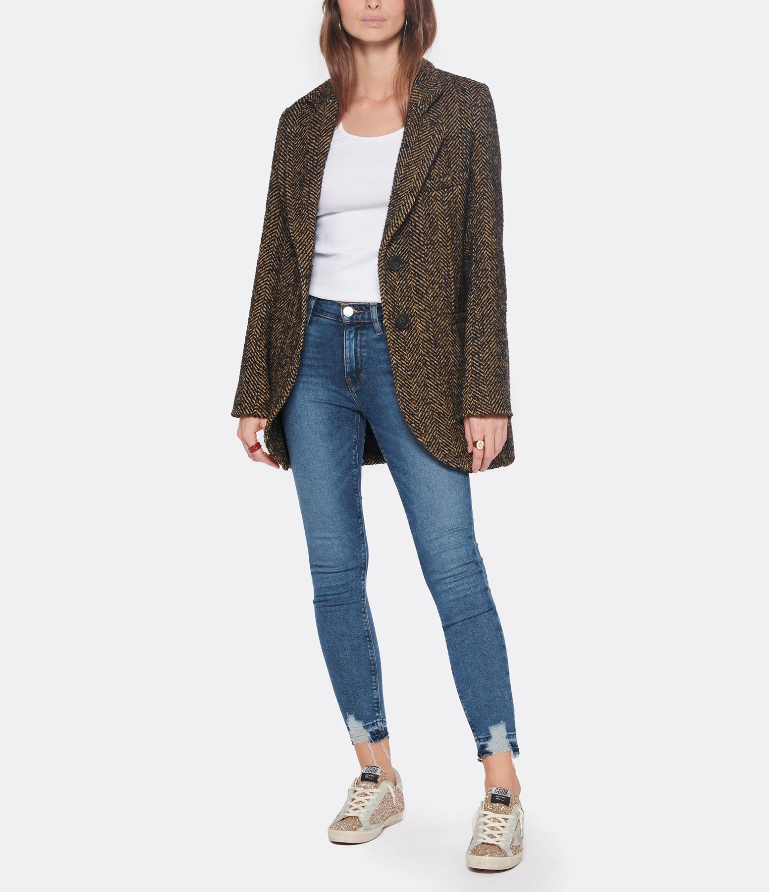 Hudson Jeans Jean Nico Midrise Super Skinny Crop Bleu Shortwave – Image 3