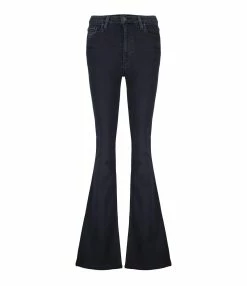 Hudson Jeans Jean Holly High Rise Flare Denim Noir