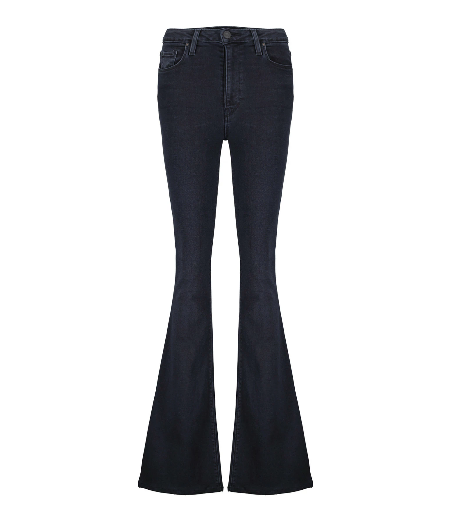 Hudson Jeans Jean Holly High Rise Flare Denim Noir