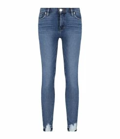 Hudson Jeans Jean Nico Midrise Super Skinny Crop Bleu Shortwave