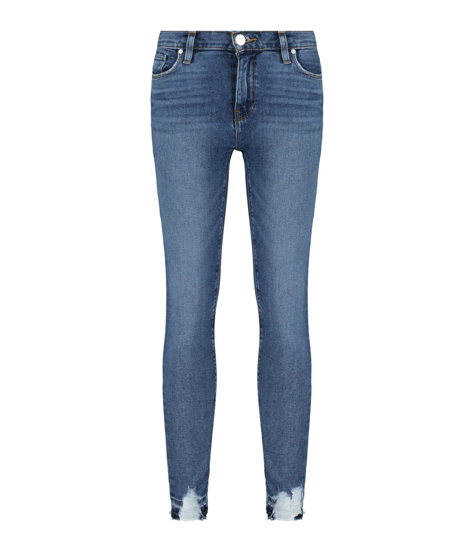 Hudson Jeans Jean Nico Midrise Super Skinny Crop Bleu Shortwave