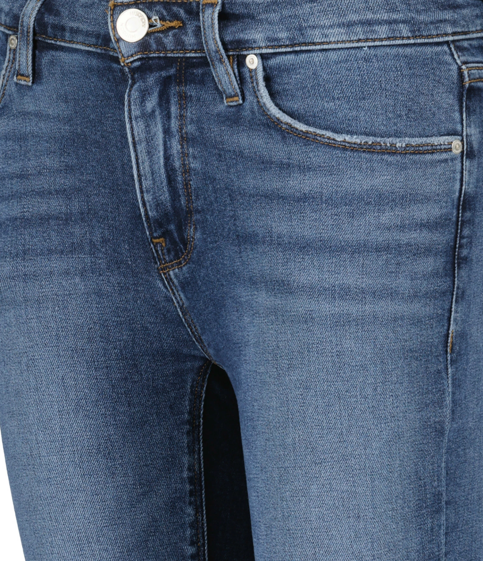 Hudson Jeans Jean Nico Midrise Super Skinny Crop Bleu Shortwave – Image 2