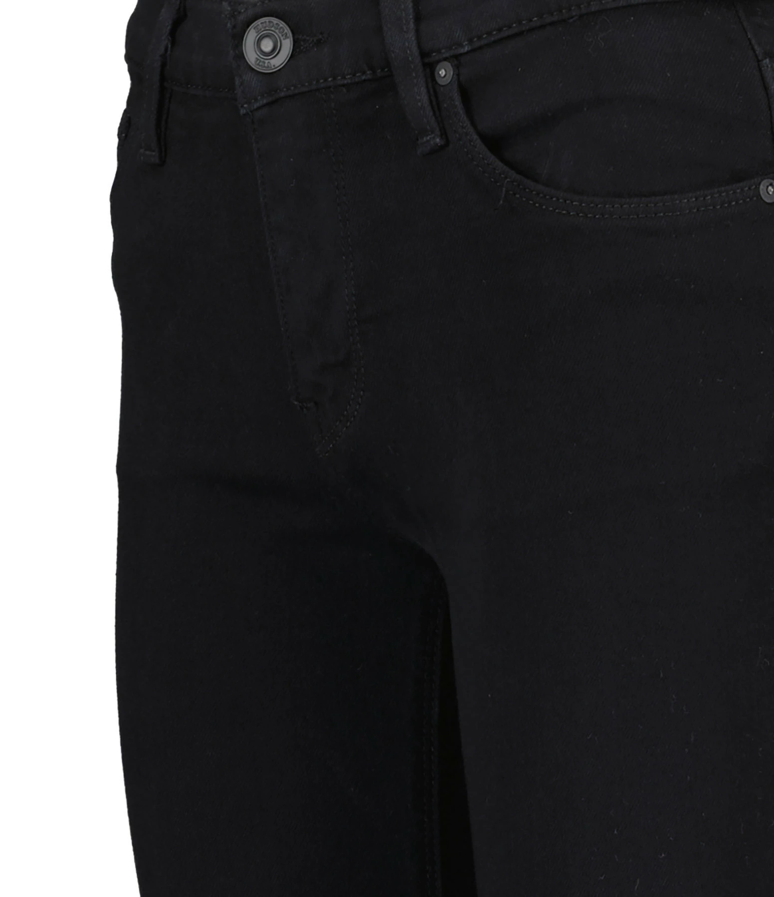 Hudson Jeans Jean Nico Midrise Straight Noir – Image 2
