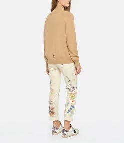IDA DEGLIAME Pull La Vareuse Amoureuse Cachemire Cognac 13 IDA DEGLIAME Pull La Vareuse Amoureuse Cachemire Cognac -Boutique de vente ZIMMERMANN idade look20211028 230
