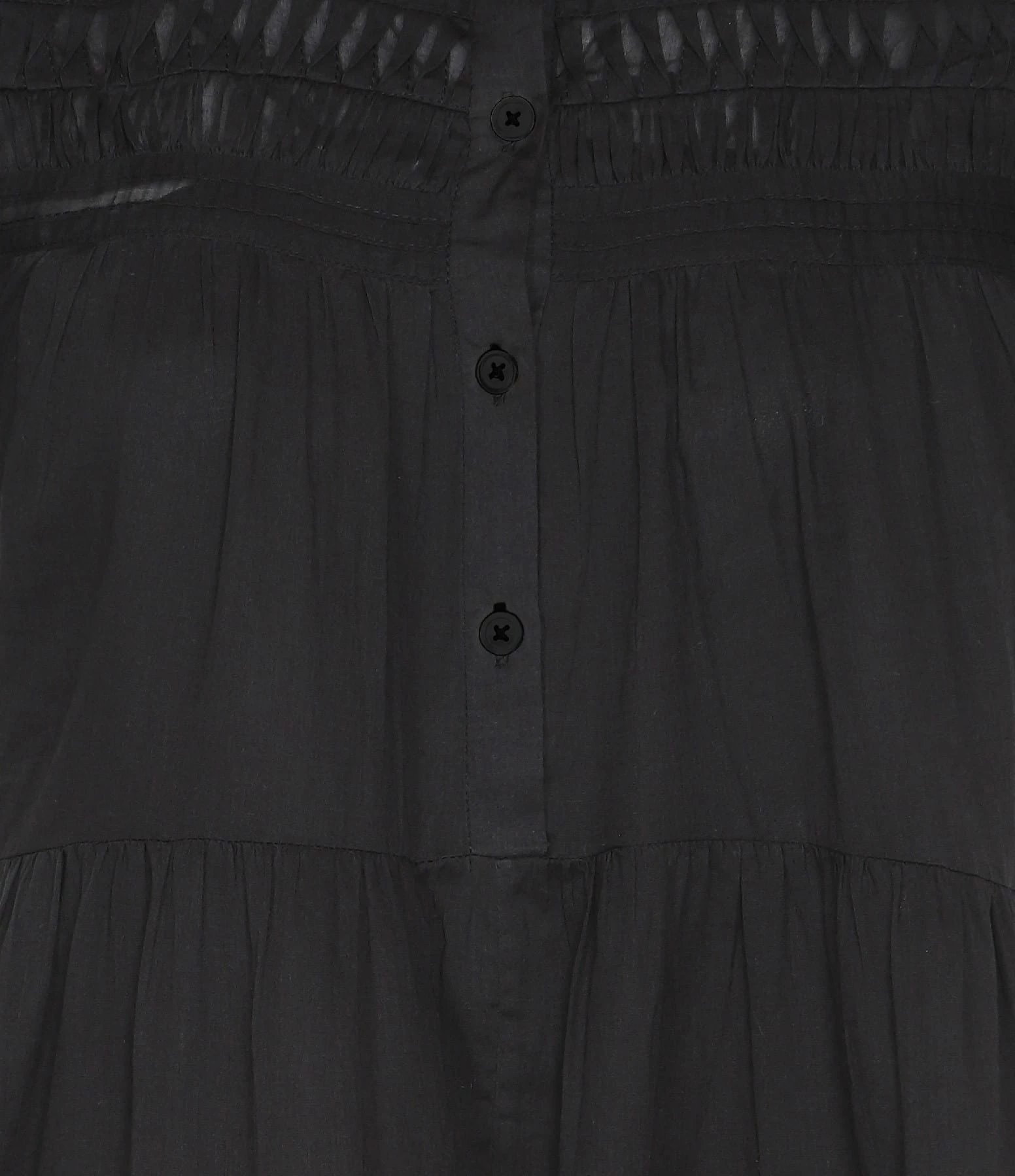 MARANT ÉTOILE Robe Lanikaye Coton Noir – Image 2