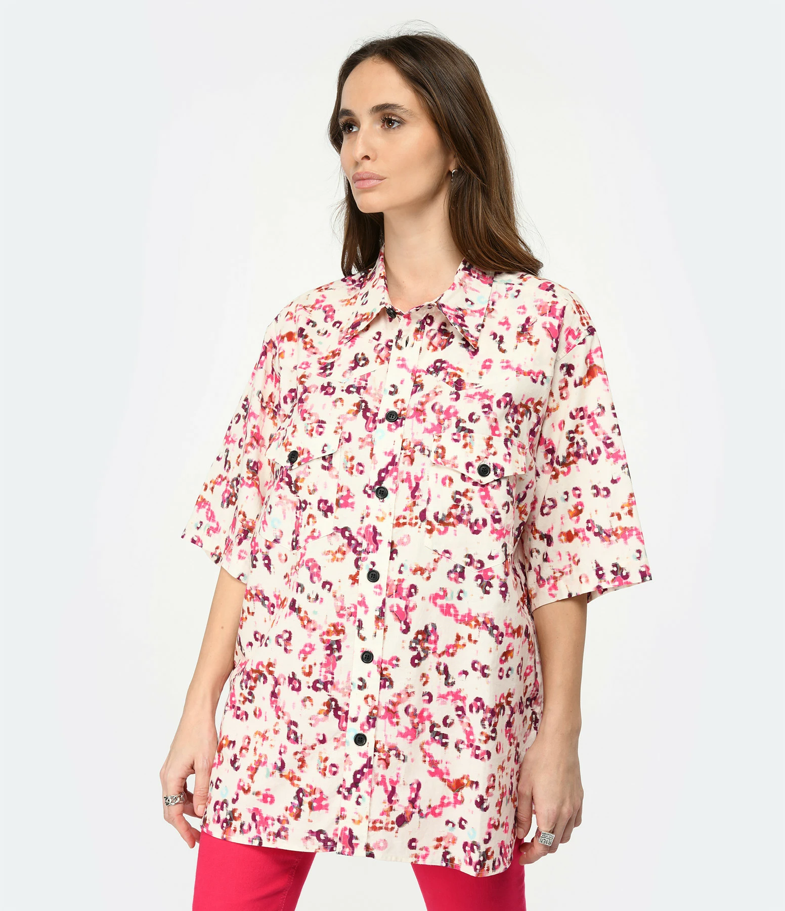 Isabel Marant Chemise Homme Bigilian Coton Écru – Image 4