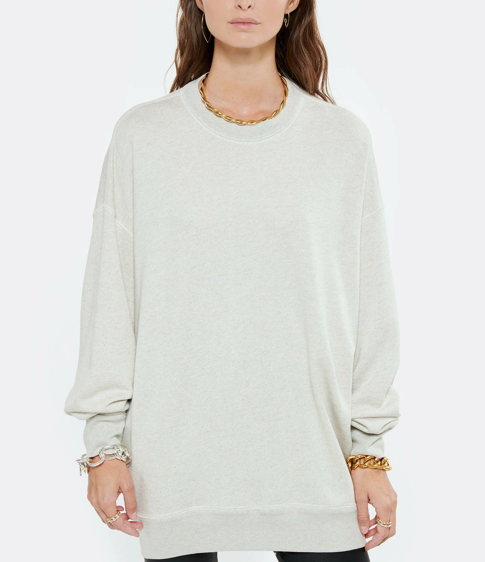 MARANT ÉTOILE Sweatshirt Mindyae Coton Écru – Image 3