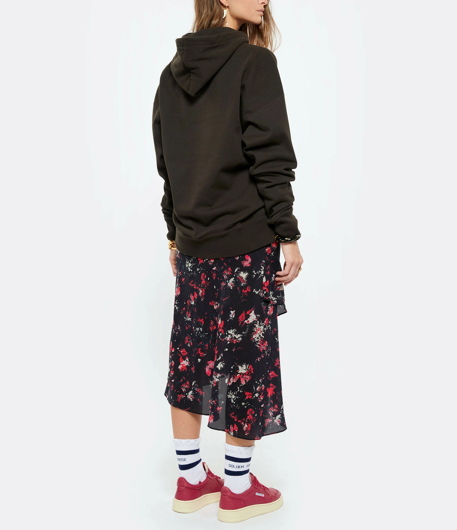 MARANT ÉTOILE Sweatshirt Mansel Coton Noir Délavé – Image 5