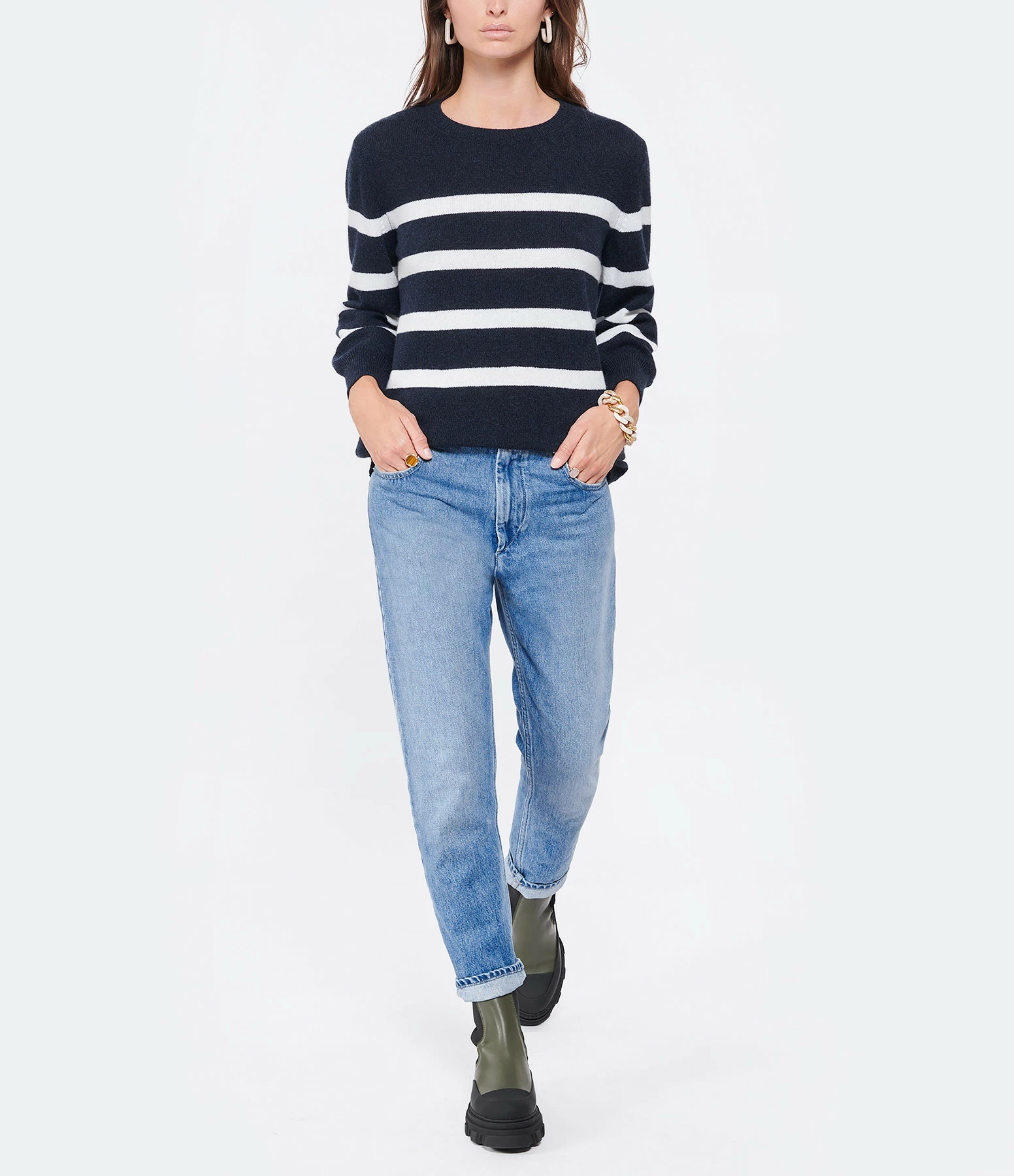 MARANT ÉTOILE Jean Neasr Coton Bleu Clair – Image 6
