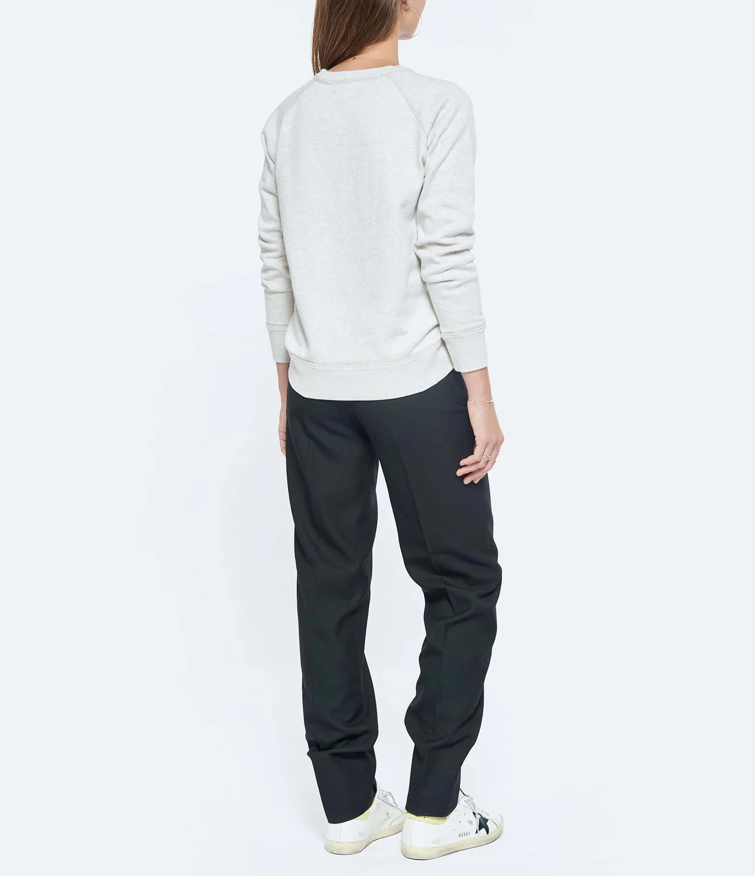 MARANT ÉTOILE Sweatshirt Milly Coton Écru 7 MARANT ÉTOILE Sweatshirt Milly Coton Écru – Image 5