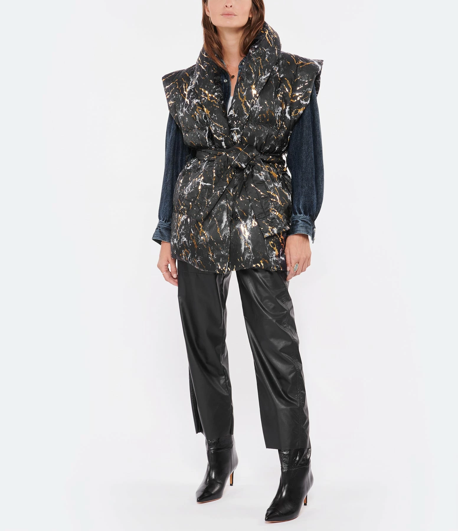 MARANT ÉTOILE Chemise Tahisse Coton Bleu – Image 7