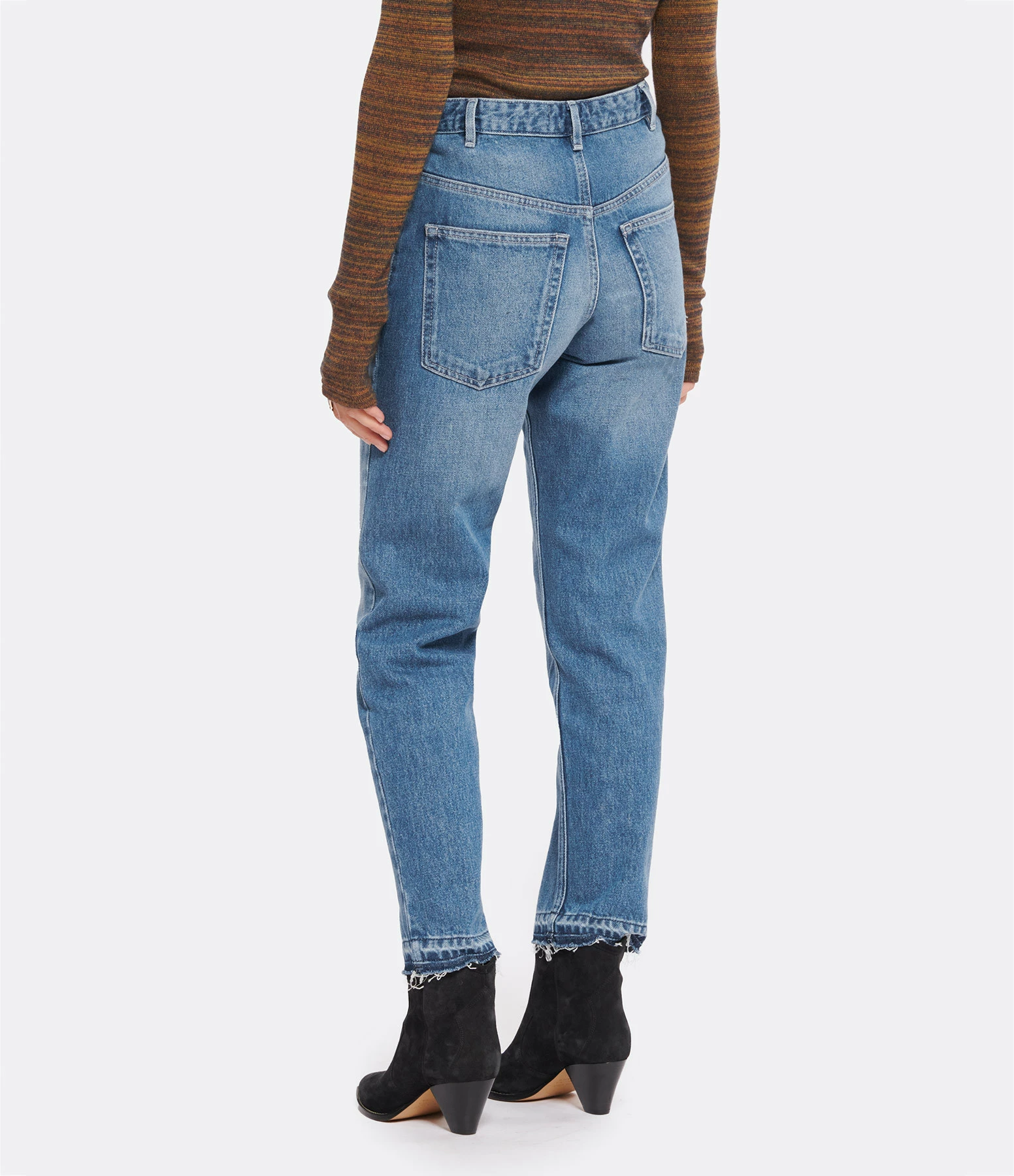 MARANT ÉTOILE Jean Belden Coton Bleu Clair – Image 5