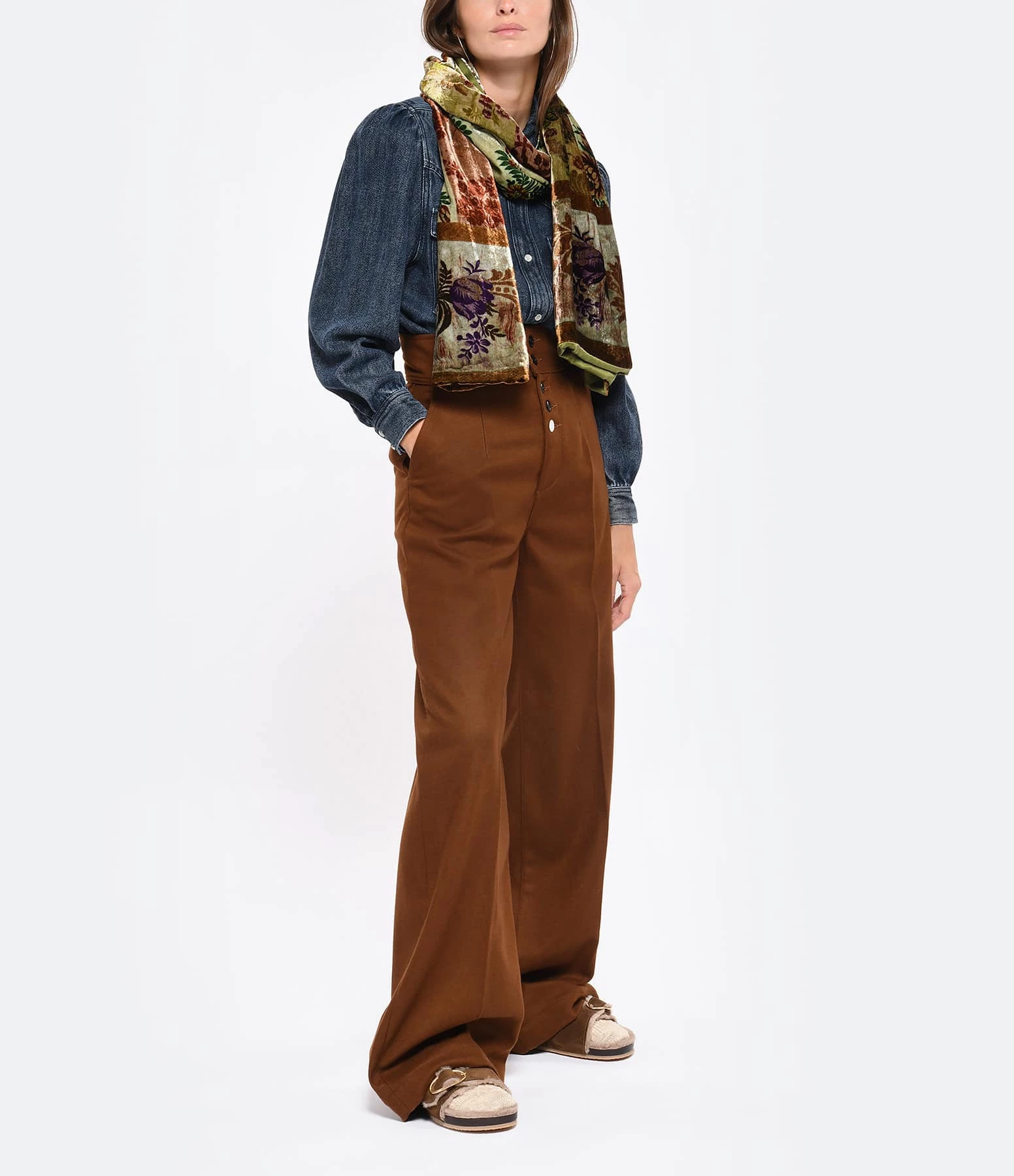 MARANT ÉTOILE Chemise Tahisse Coton Bleu – Image 8