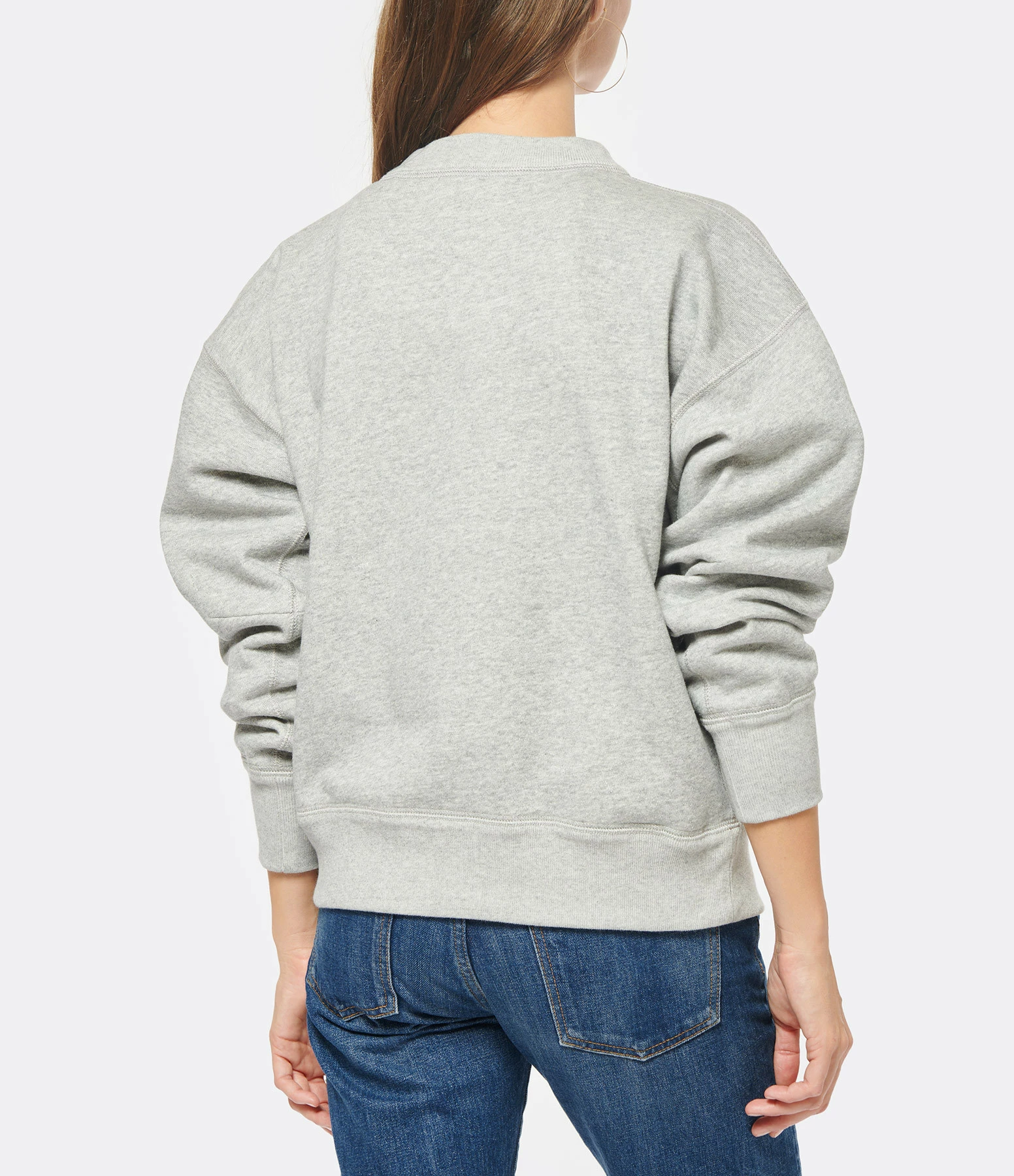 MARANT ÉTOILE Sweatshirt Moby Coton Gris – Image 5