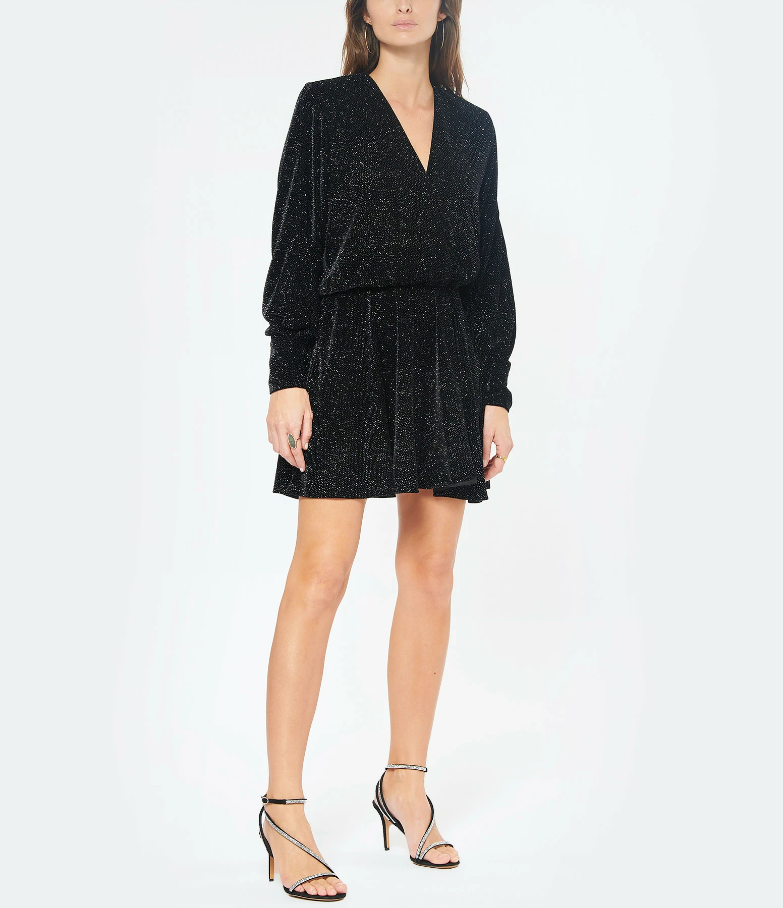 MARANT ÉTOILE Robe Alexane Noir – Image 2
