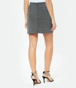 MARANT ÉTOILE Jupe Bergen Argenté -Boutique de vente ZIMMERMANN imare look20221110 347