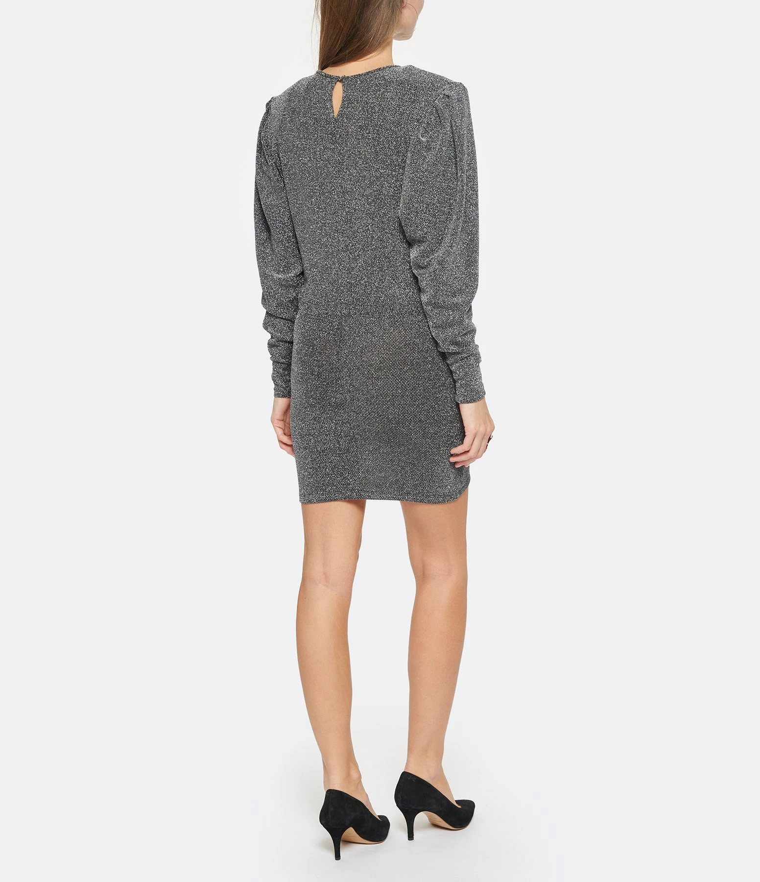 MARANT ÉTOILE Robe Benedicte Argenté – Image 3