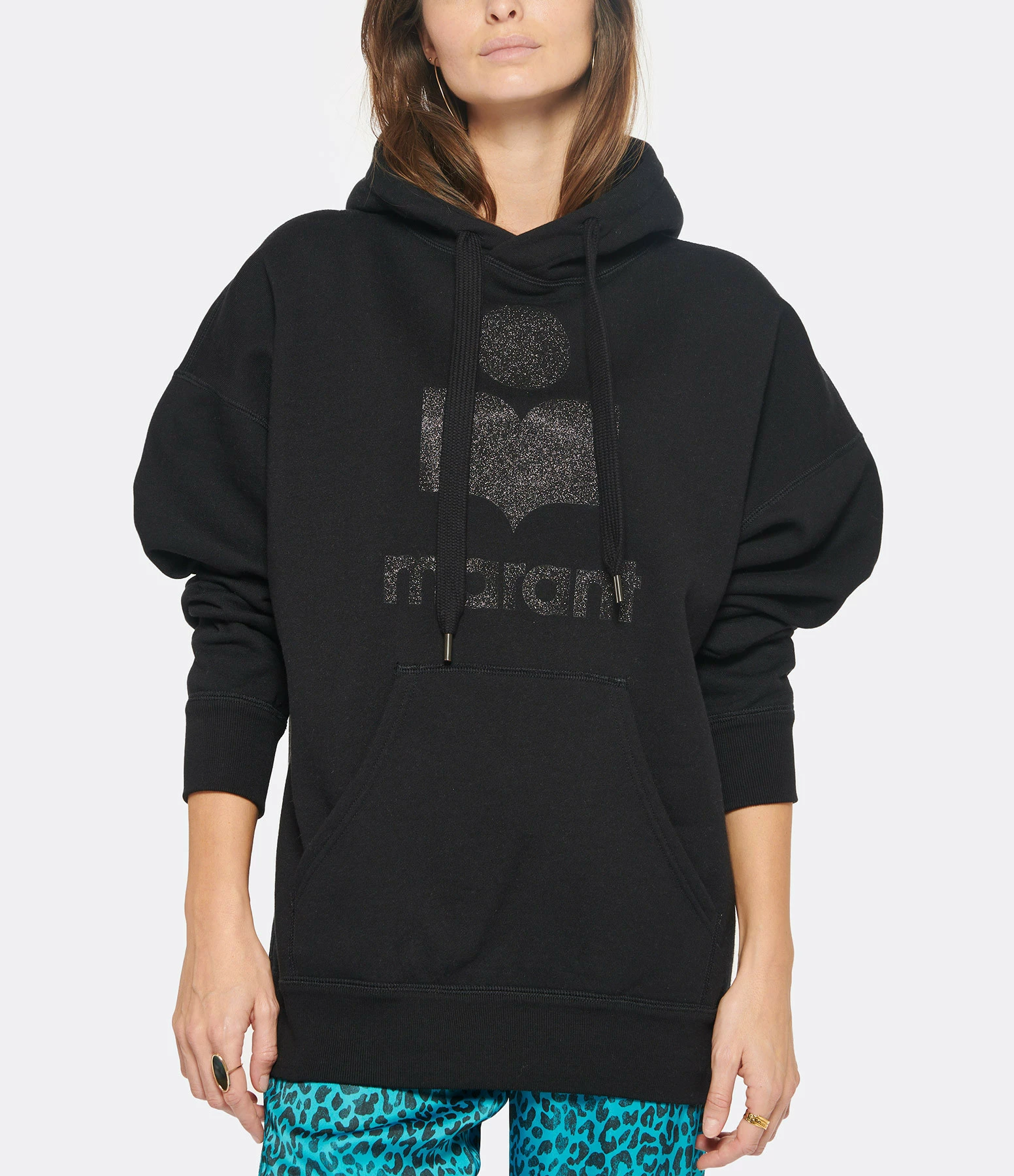 MARANT ÉTOILE Sweatshirt Mansel Coton Noir 5 MARANT ÉTOILE Sweatshirt Mansel Coton Noir – Image 3