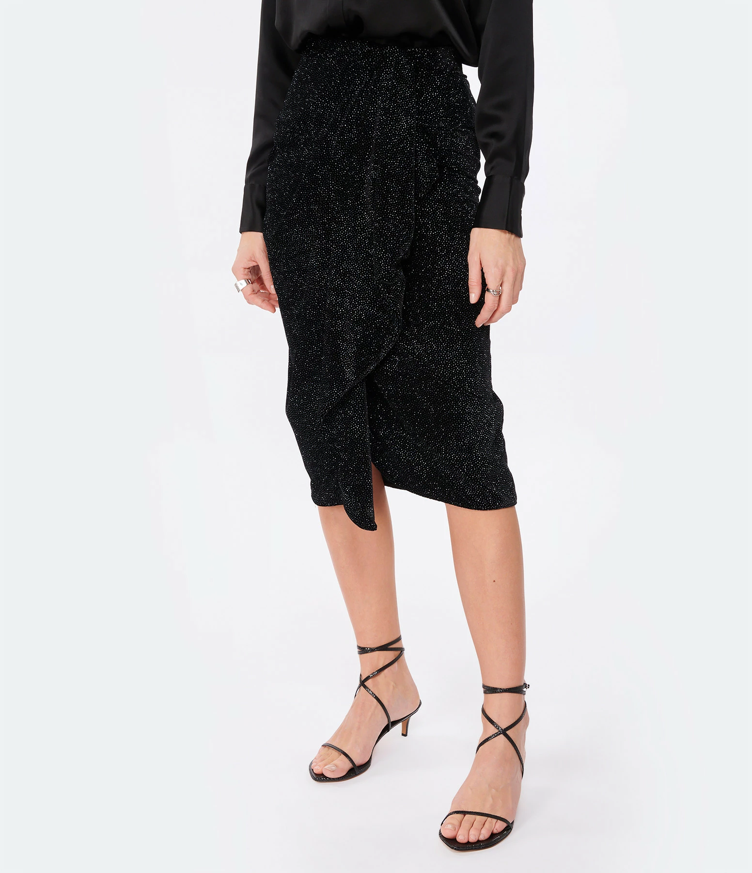 MARANT ÉTOILE Jupe Longue Alyssa Noir 5 MARANT ÉTOILE Jupe Longue Alyssa Noir – Image 3