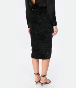 MARANT ÉTOILE Jupe Longue Alyssa Noir 9 MARANT ÉTOILE Jupe Longue Alyssa Noir -Boutique de vente ZIMMERMANN imare look20221130 169