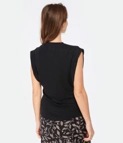 MARANT ÉTOILE Tee-shirt Kotty Lin Noir 11 MARANT ÉTOILE Tee-shirt Kotty Lin Noir -Boutique de vente ZIMMERMANN imare look20221130 310