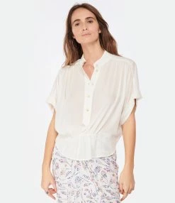 MARANT ÉTOILE Top Azalea Écru 11 MARANT ÉTOILE Top Azalea Écru -Boutique de vente ZIMMERMANN imare look20221130 338