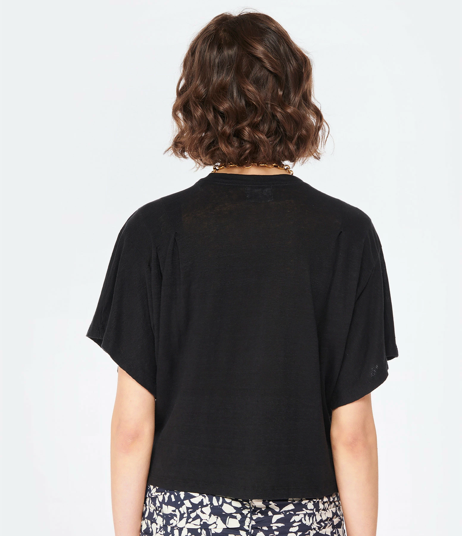 MARANT ÉTOILE Tee-shirt Kyanza Lin Noir – Image 4