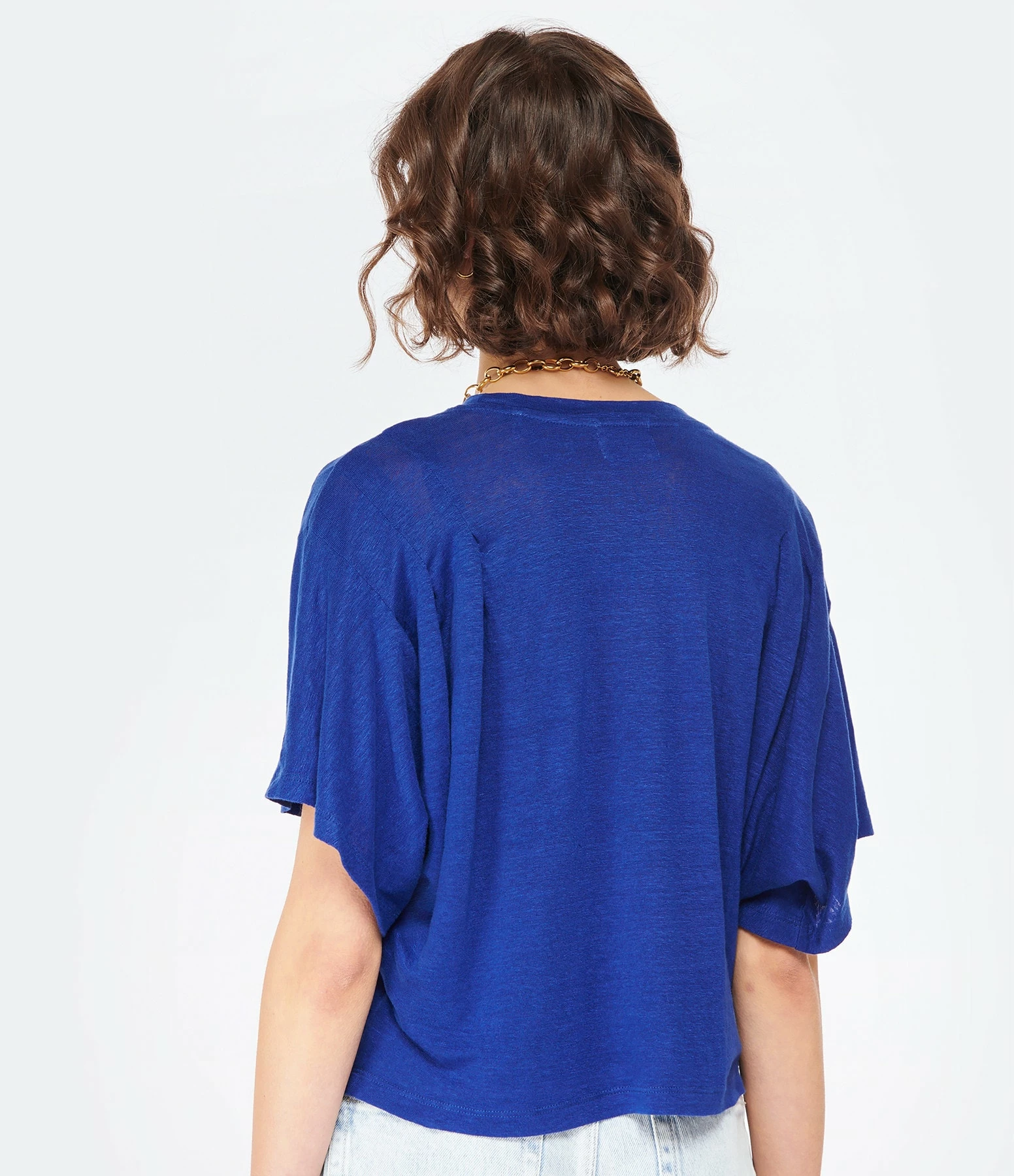 MARANT ÉTOILE Tee-shirt Kyanza Lin Indigo – Image 4