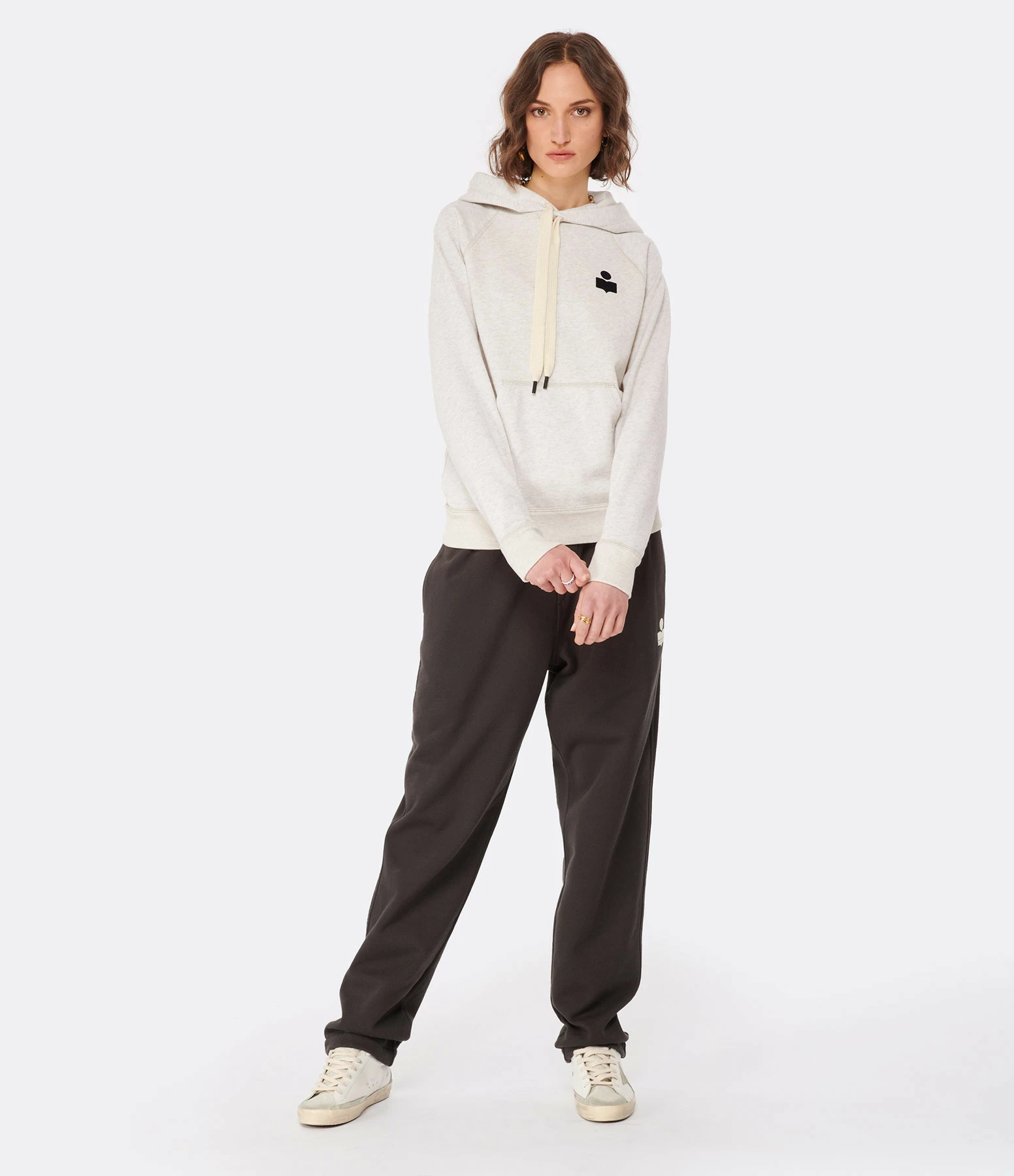 MARANT ÉTOILE Sweatshirt Malibu Coton Écru – Image 5