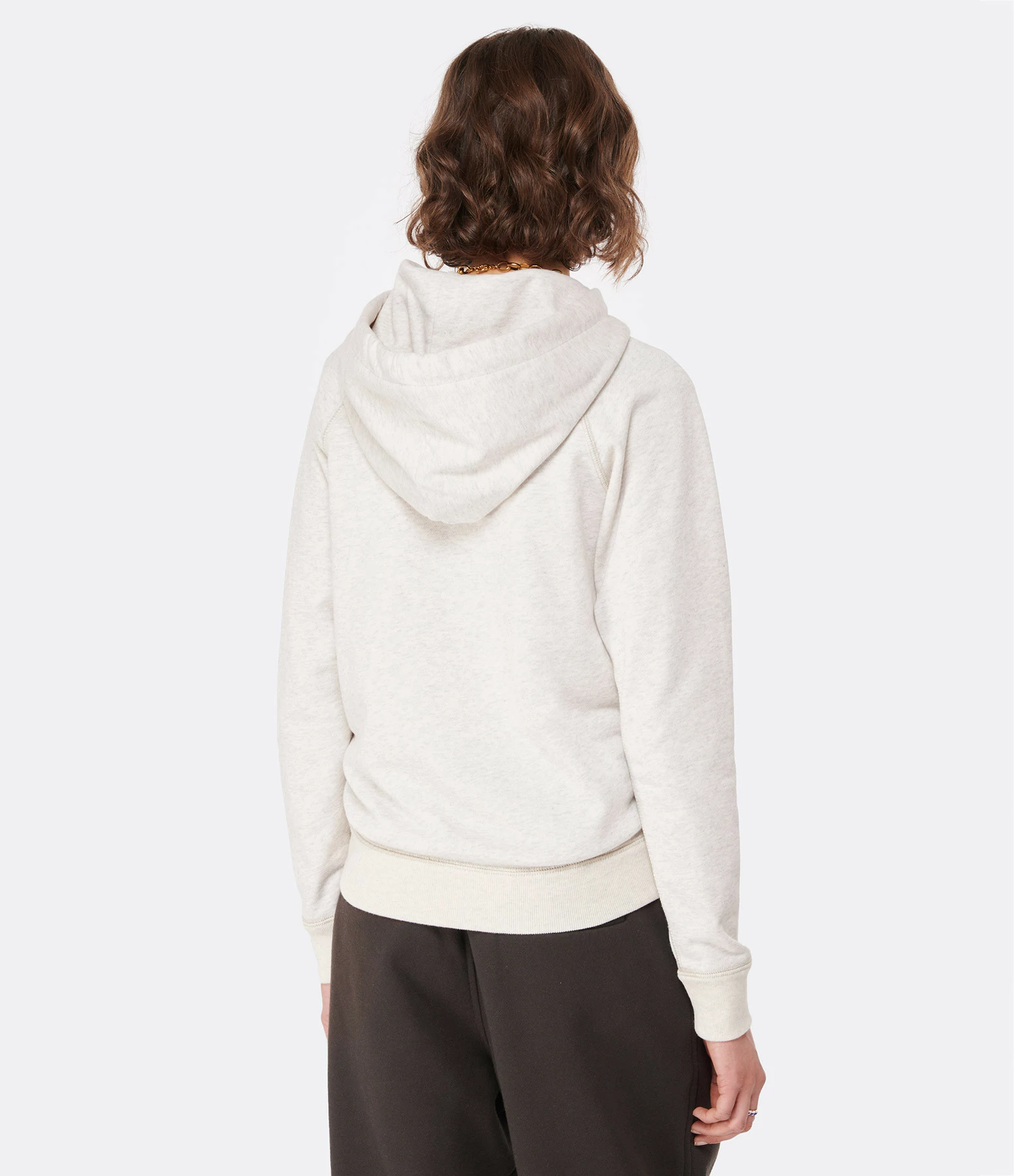 MARANT ÉTOILE Sweatshirt Malibu Coton Écru – Image 4