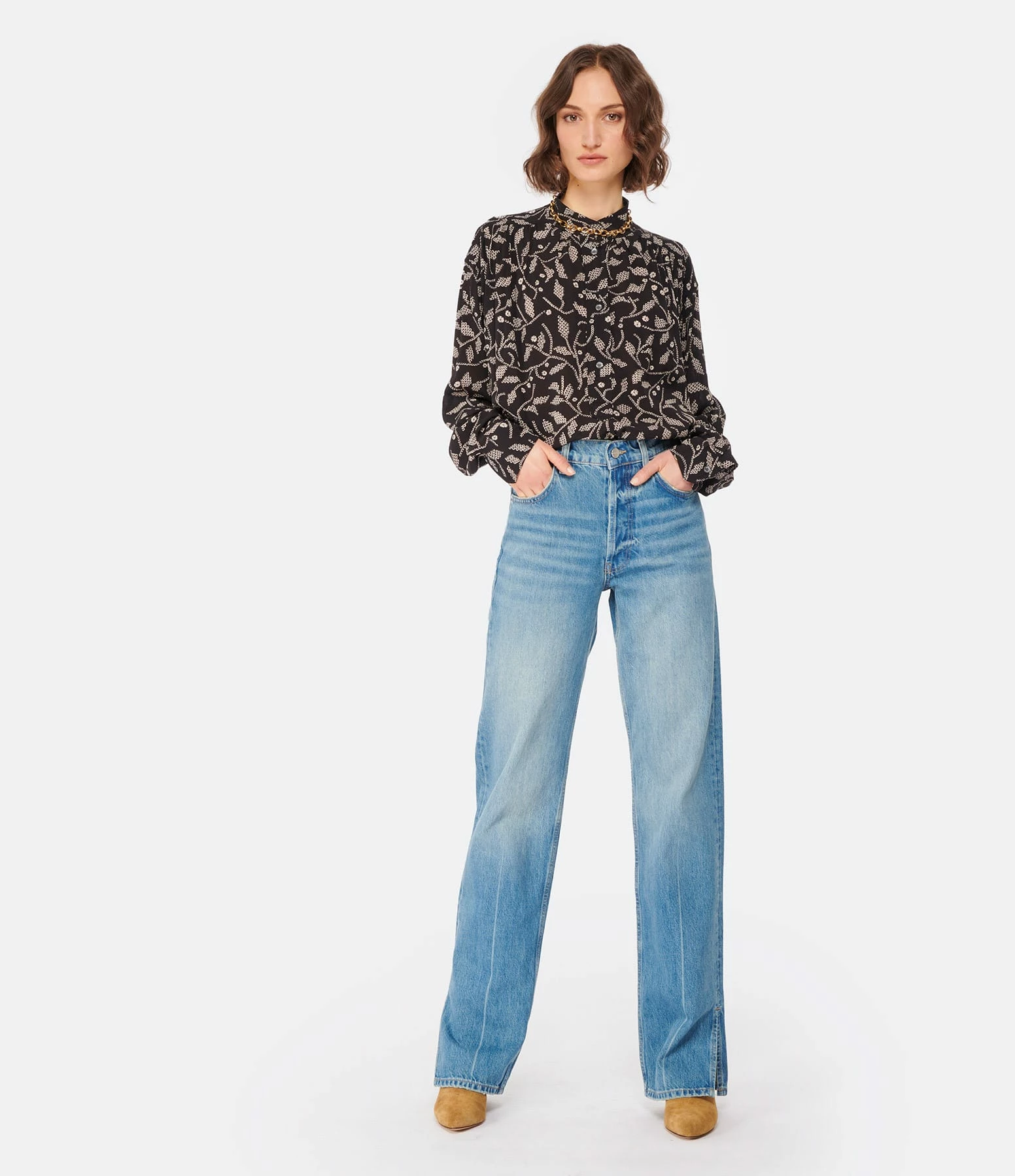 MARANT ÉTOILE Blouse Berangere Noir – Image 5