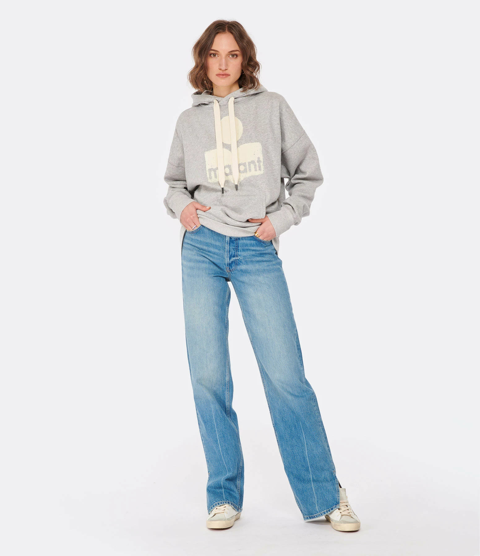 MARANT ÉTOILE Sweatshirt Mansel Coton Gris – Image 5