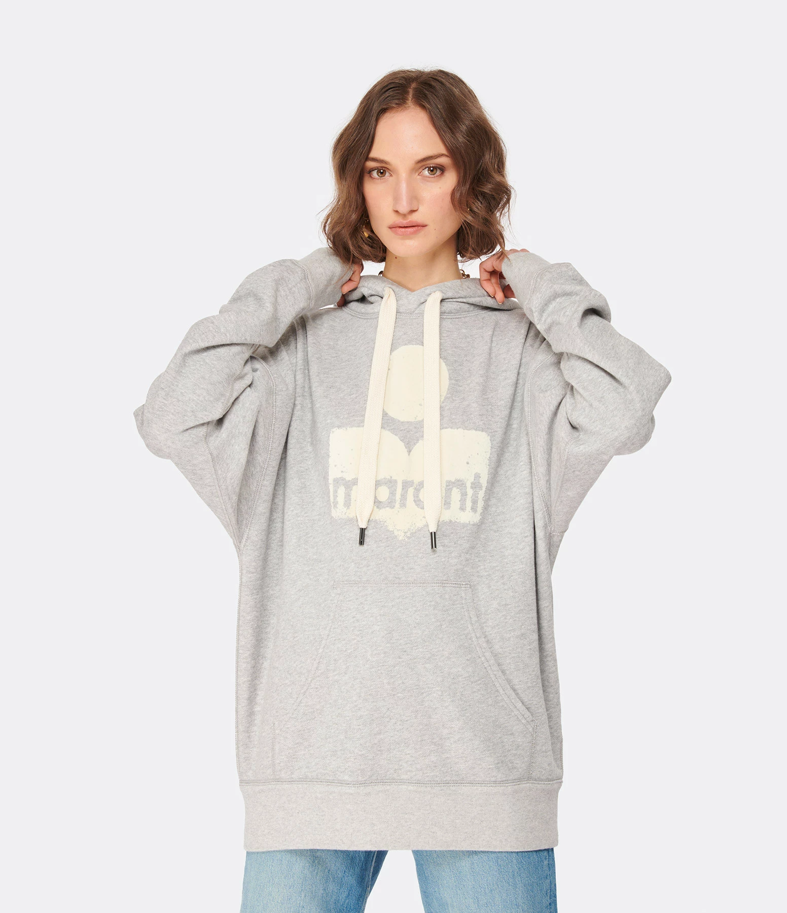 MARANT ÉTOILE Sweatshirt Mansel Coton Gris – Image 3