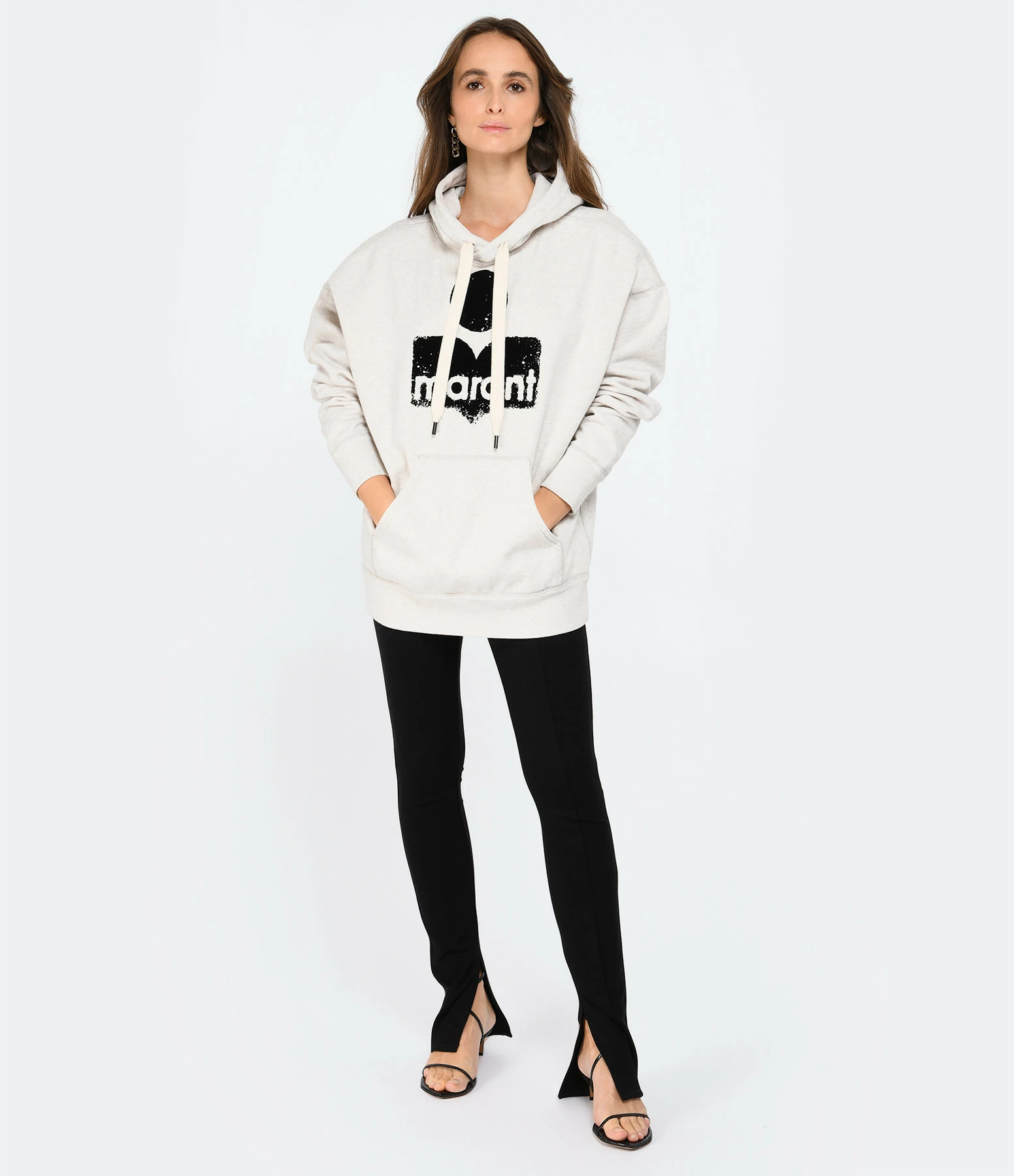 MARANT ÉTOILE Sweatshirt Mansel Coton Gris – Image 5