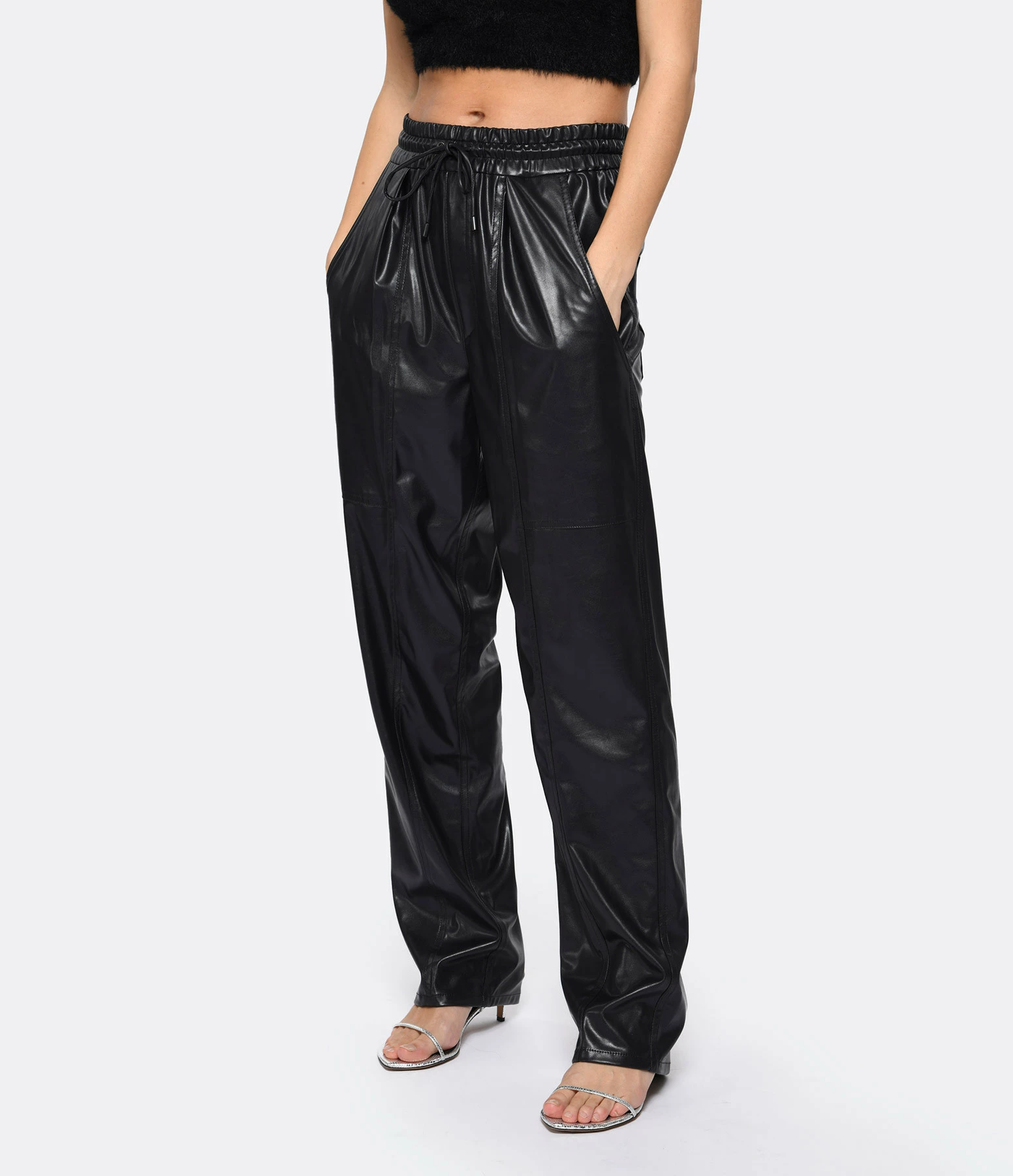 MARANT ÉTOILE Pantalon Brina Noir Midnight – Image 4