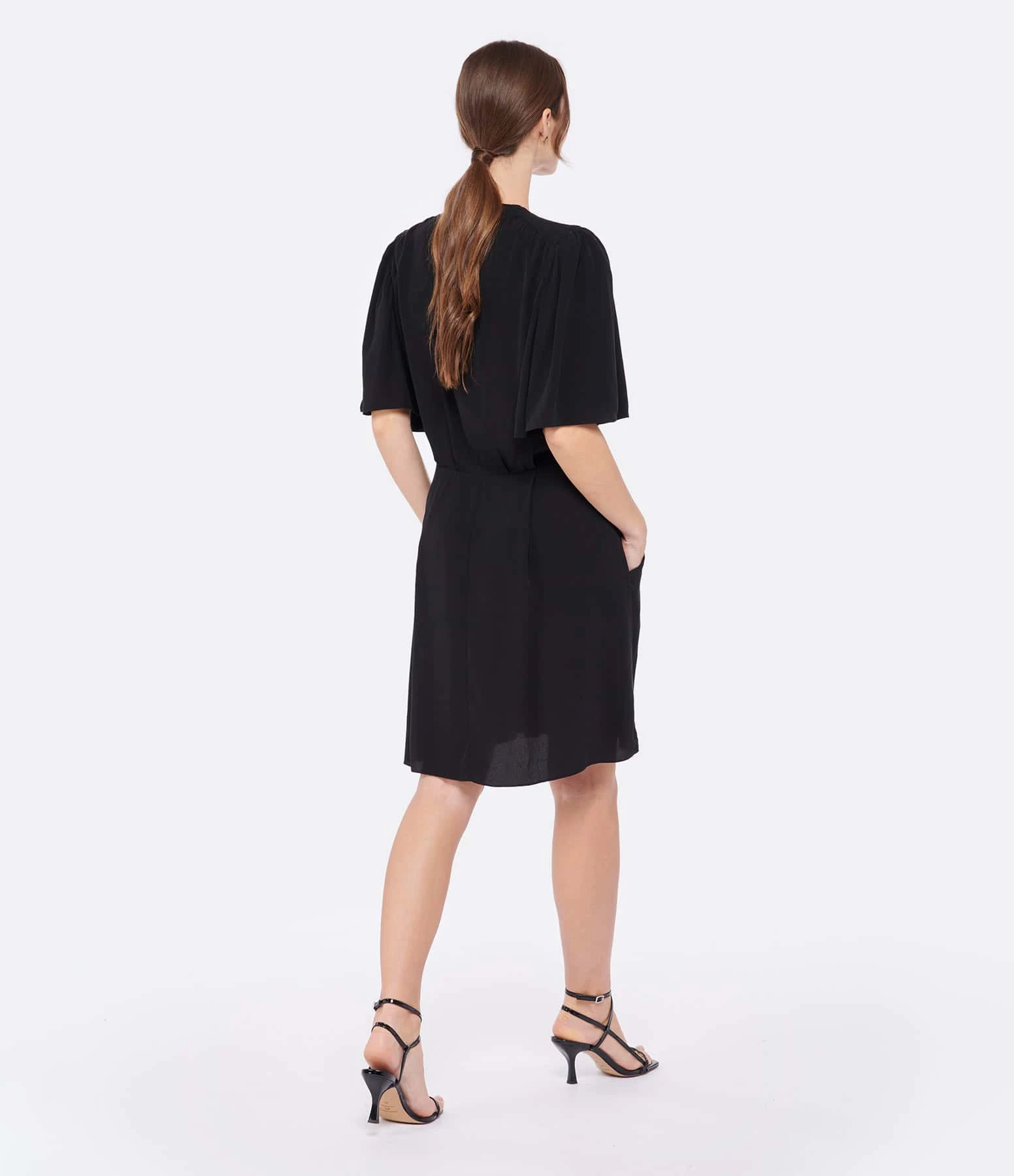 MARANT ÉTOILE Robe Edolia Noir – Image 4