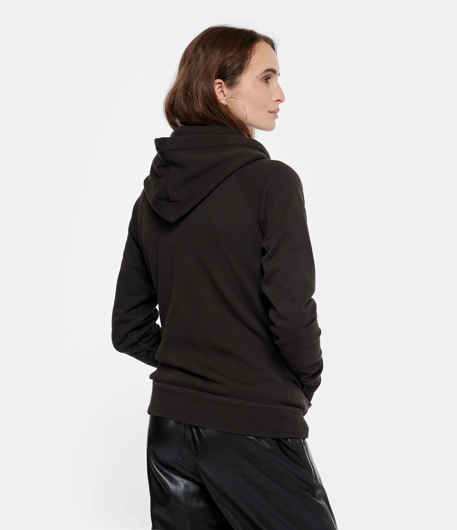 MARANT ÉTOILE Sweatshirt Malibu Coton Noir Délavé – Image 5