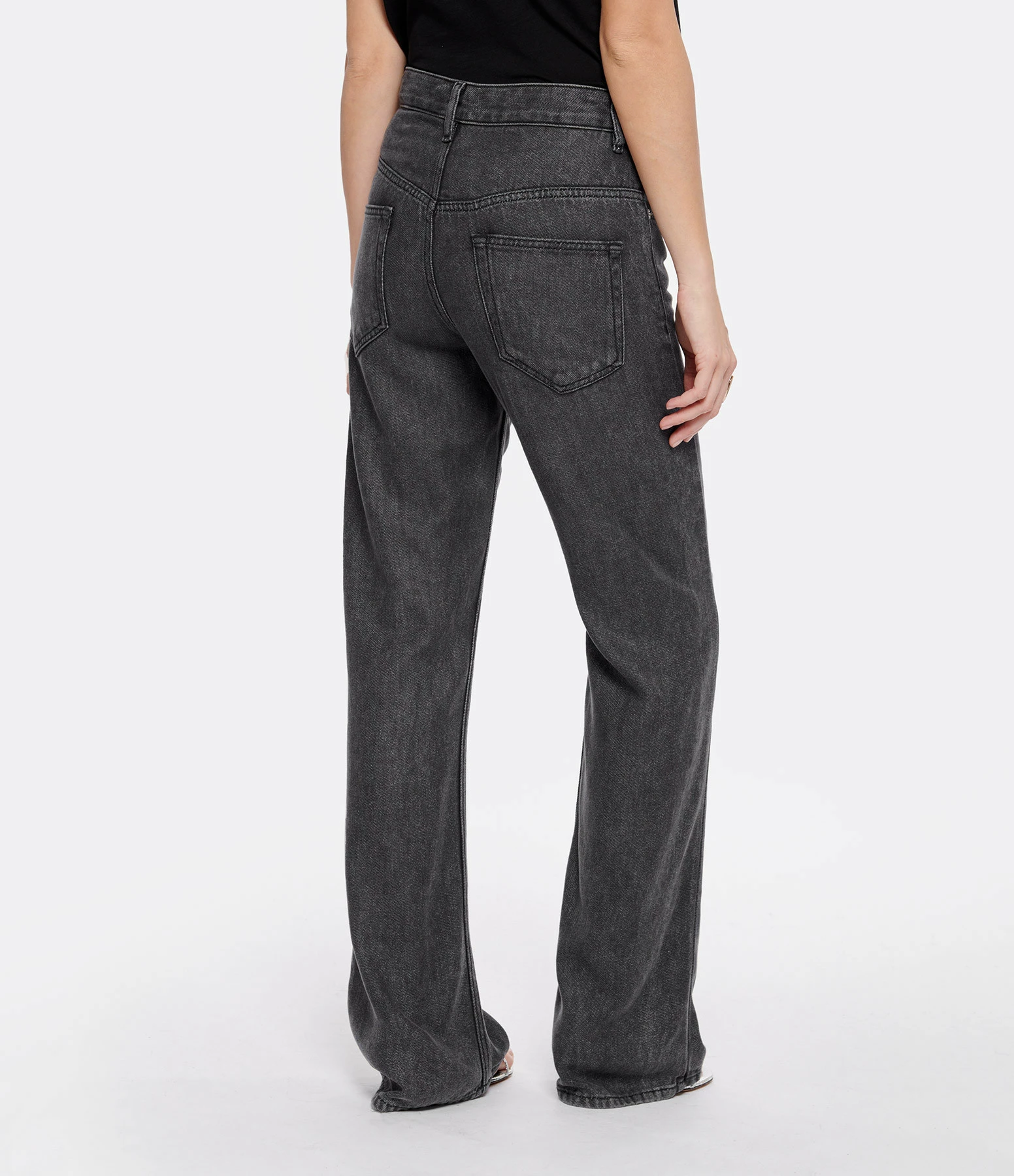 MARANT ÉTOILE Jean Belvira Gris – Image 5