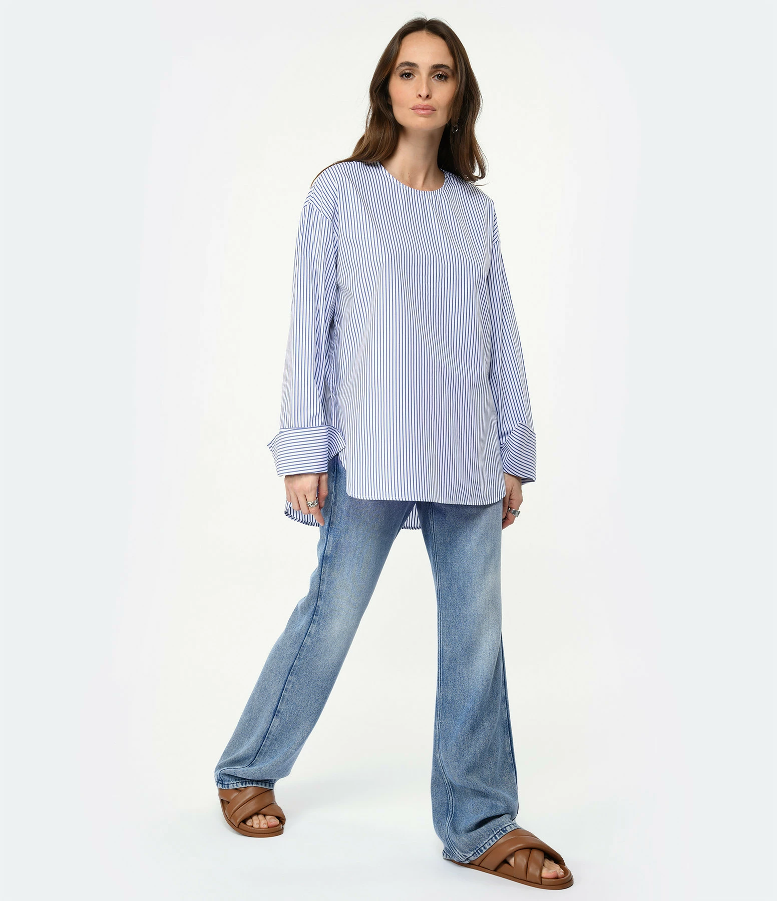 MARANT ÉTOILE Jean Belvira Bleu Clair – Image 7