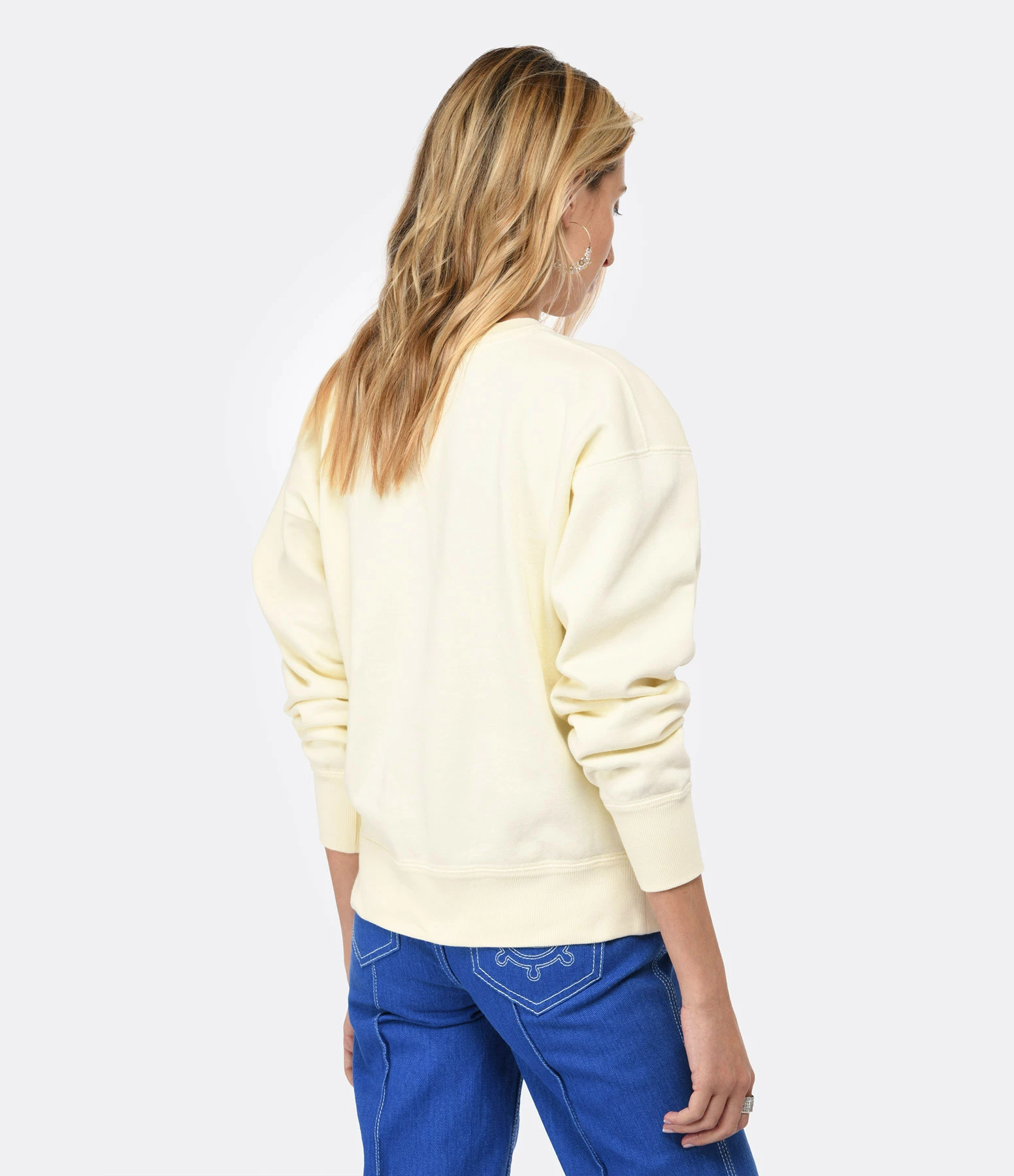 MARANT ÉTOILE Sweatshirt Mobyli Coton Vanille – Image 4