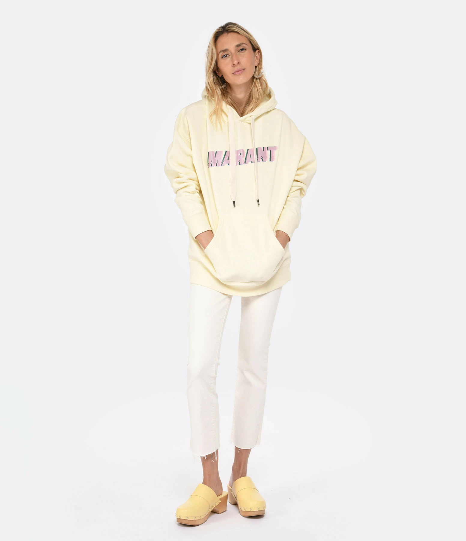 MARANT ÉTOILE Sweatshirt Mansel Coton Vanille – Image 5