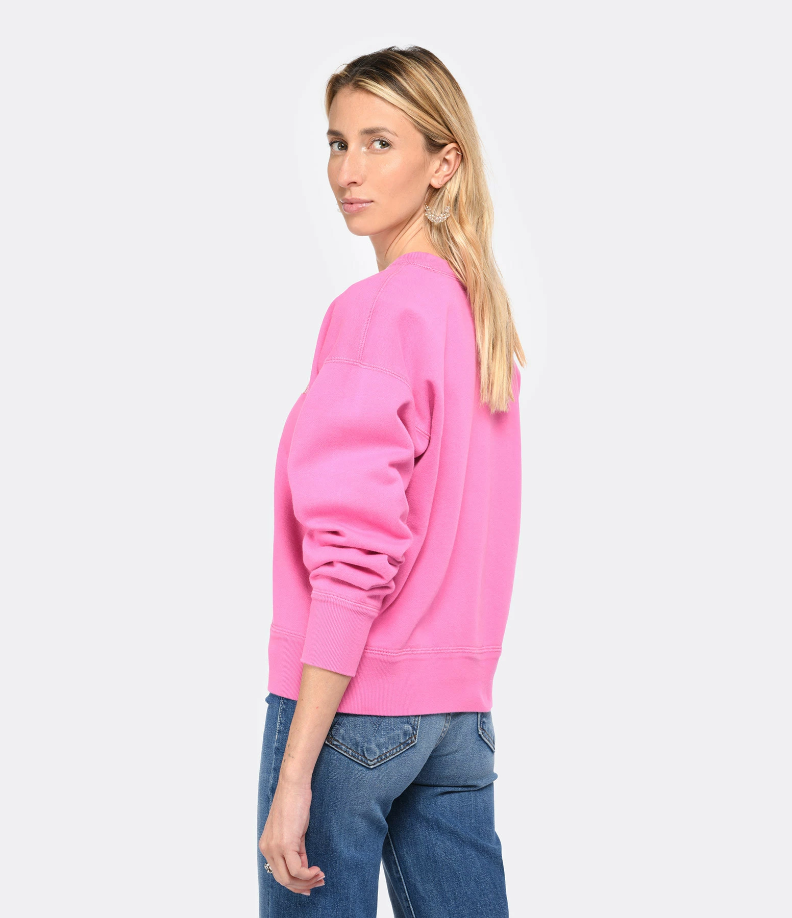 MARANT ÉTOILE Sweatshirt Mobyli Coton Rose – Image 3