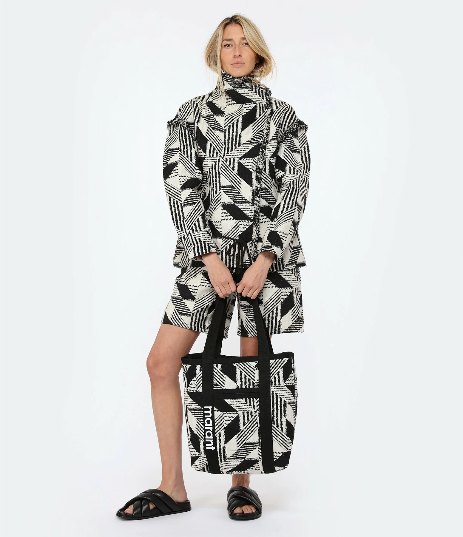 MARANT ÉTOILE Short Linima Coton Noir – Image 6