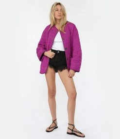 MARANT ÉTOILE Short Eneidao Coton Noir Délavé 9 MARANT ÉTOILE Short Eneidao Coton Noir Délavé -Boutique de vente ZIMMERMANN imare look20230117 675