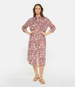 MARANT ÉTOILE Robe Eliane Coton Multicolore 8 MARANT ÉTOILE Robe Eliane Coton Multicolore -Boutique de vente ZIMMERMANN imare look20230118 108