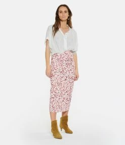 MARANT ÉTOILE Top Azalea Écru 15 MARANT ÉTOILE Top Azalea Écru -Boutique de vente ZIMMERMANN imare look20230118 350