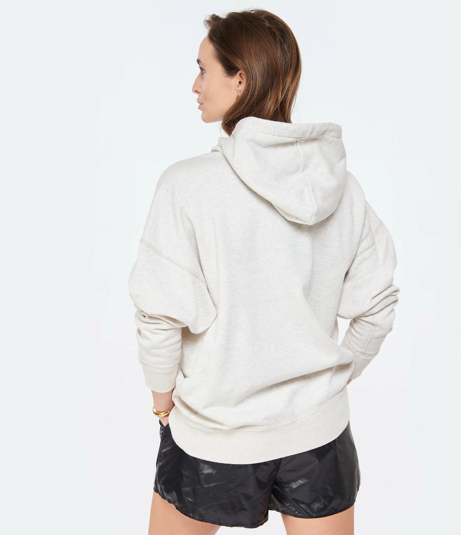 MARANT ÉTOILE Sweatshirt Mansel Coton Écru Jaune – Image 5