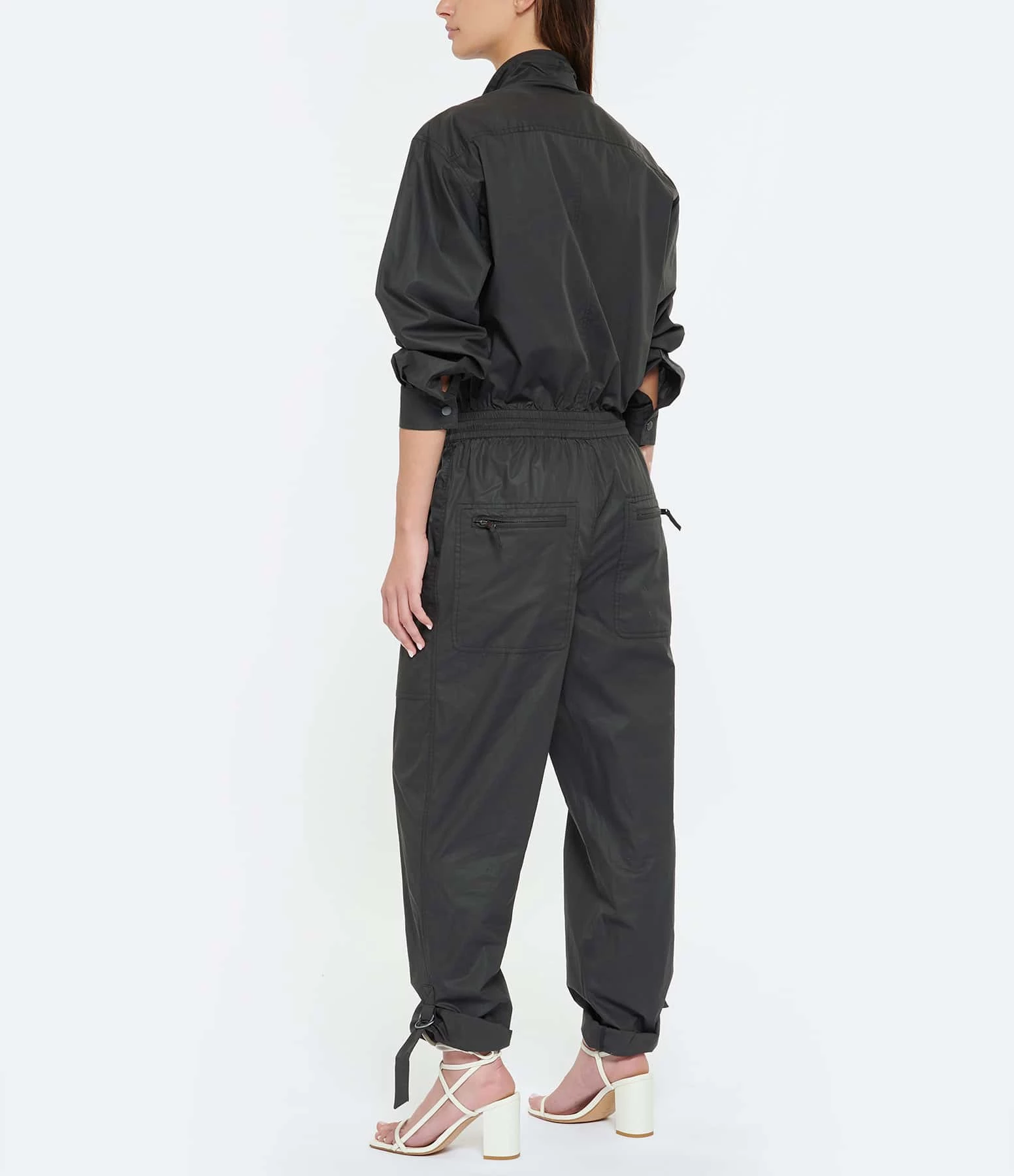 MARANT ÉTOILE Combinaison Franca Coton Noir – Image 4